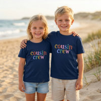 Colorful Cousin Crew Matching Family