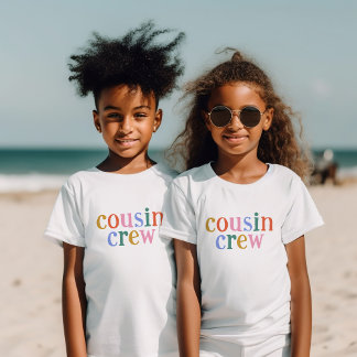 Colorful Cousin Crew Matching Family T-Shirt