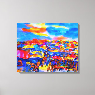 Colorful COvers Canvas Print
