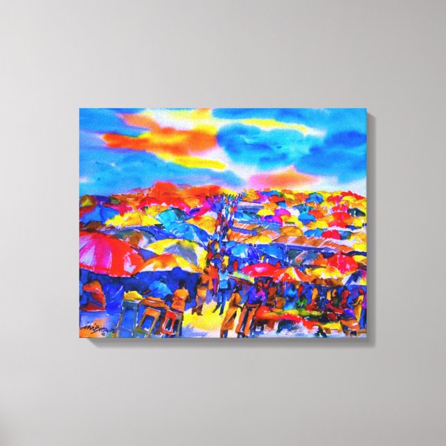 Colorful COvers Canvas Print (Front)