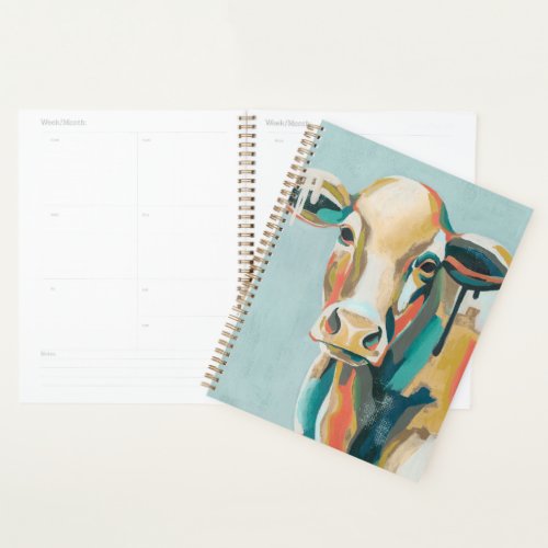 Colorful Cow Planner