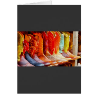 Colorful Cowboy Boots Cards