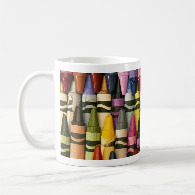 Colorful Crayons Coffee Mug (Left)