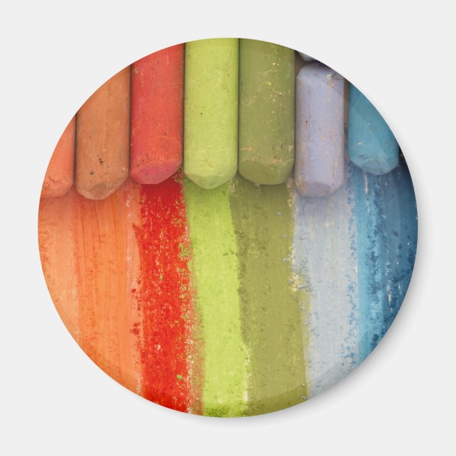 colorful crayons magnet (Front)