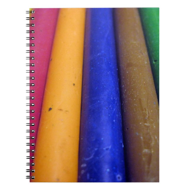 Colorful Crayons Notebook (Front)