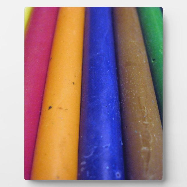 Colorful Crayons Plaque (Front)