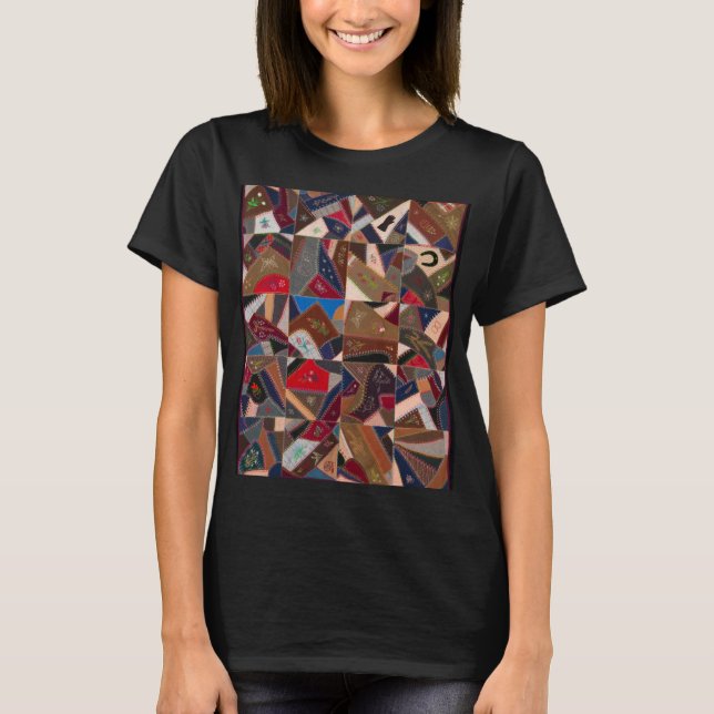 Colorful crazy quilt T-Shirt (Front)