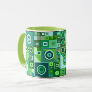 Colorful creative artistic graphical birthday gift mug