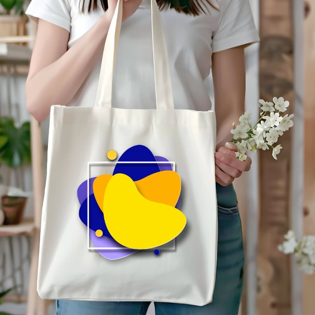 Colorful Creative Geometric Tote Bag (Creator Uploaded)