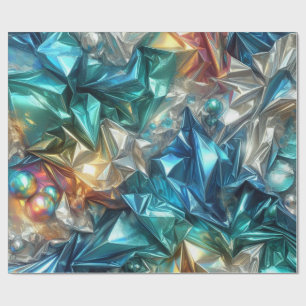 Colorful Crinkle Wrapping Paper