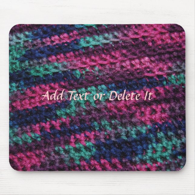 Colorful Crochet mousepad (Front)