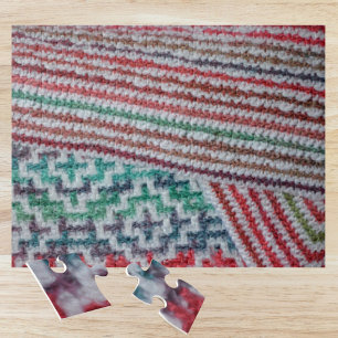 Colorful Crochet Patterns Jigsaw Puzzle