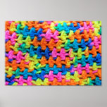 Colorful Crochet Yarn Poster