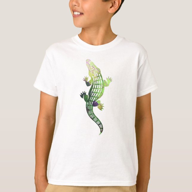 colorful crocodile T-Shirt (Front)