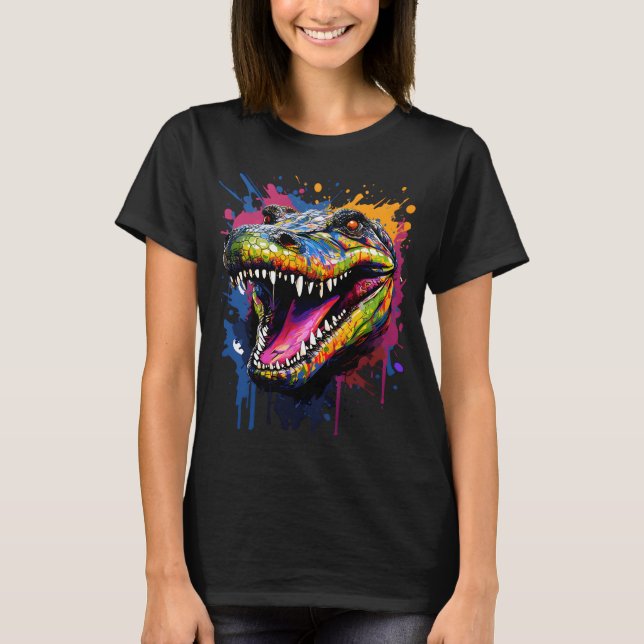 Colorful Crocodile T-Shirt (Front)