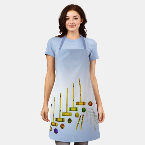 Colorful Croquet Apron