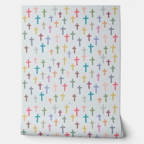 Colorful cross Pattern Wallpaper