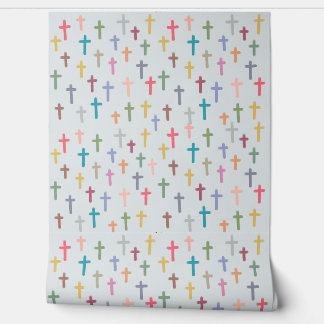 Colorful cross Pattern Wallpaper Wallpaper