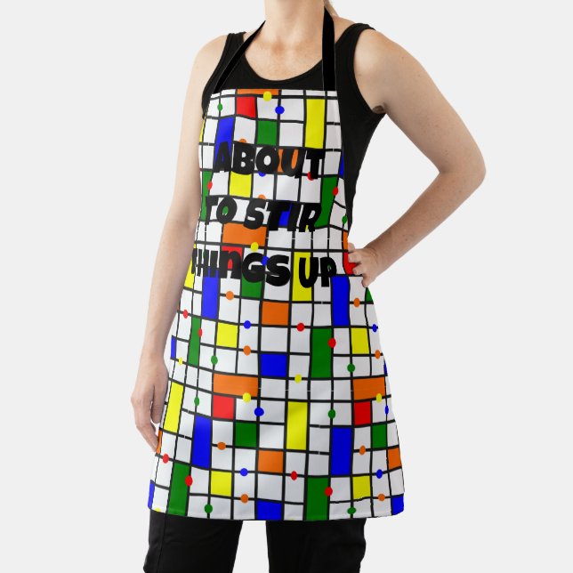 Colorful Crossword  Apron (Insitu)