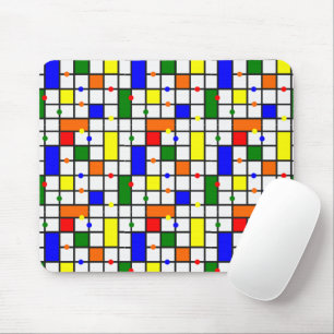 Colorful Crossword Mouse Pad