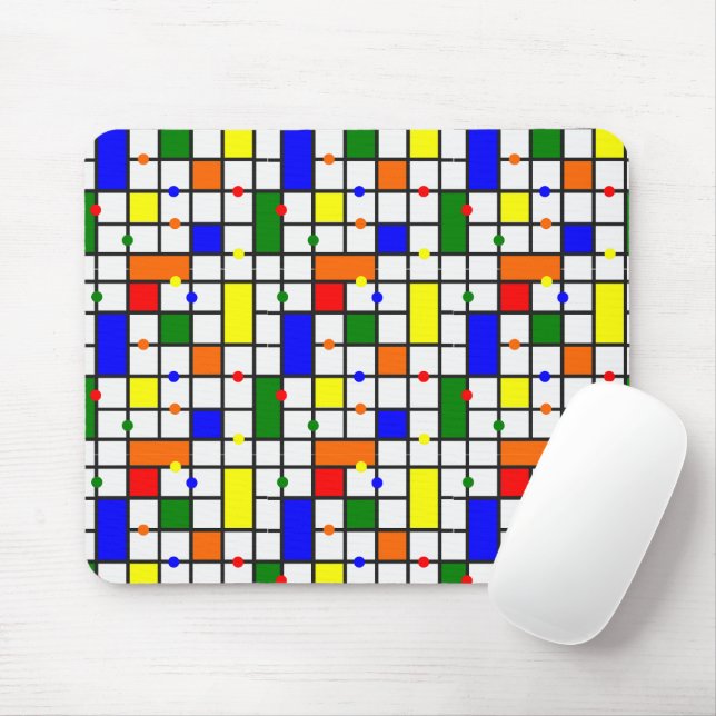 Colorful Crossword  Mouse Pad (With Mouse)