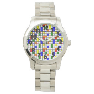 Colorful Crossword Watch