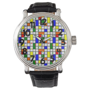 Colorful Crossword Watch