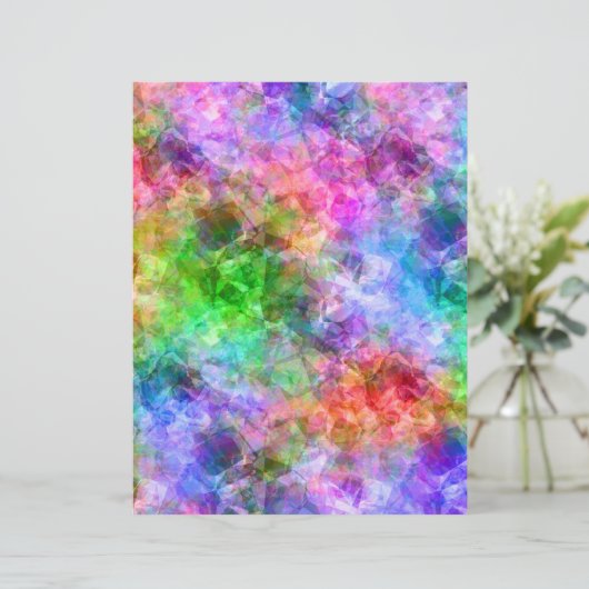 Colorful Crumpled Texture (Standing Front)