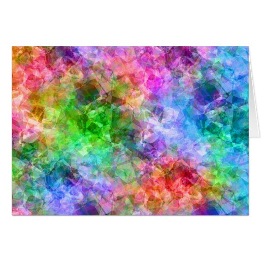Colorful Crumpled Texture Cards (Front Horizontal)