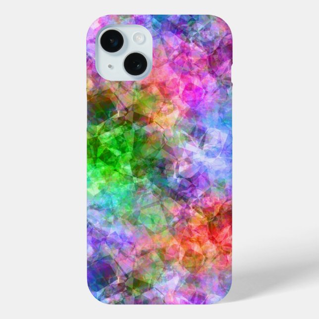 Colorful Crumpled Texture Case-Mate iPhone Case (Back)