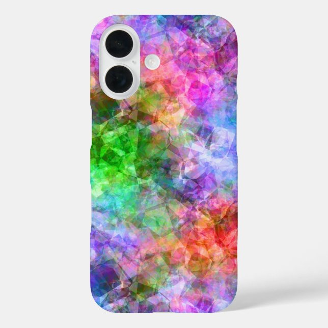 Colorful Crumpled Texture Case-Mate iPhone Case (Back)