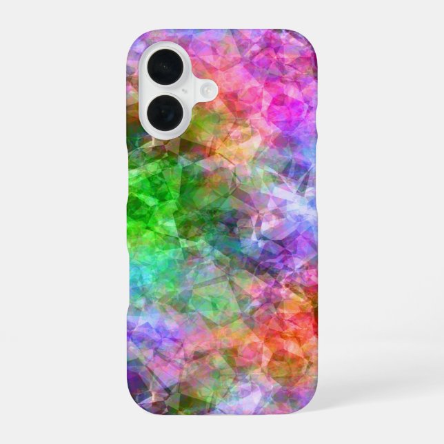 Colorful Crumpled Texture Iphone Case (Back)