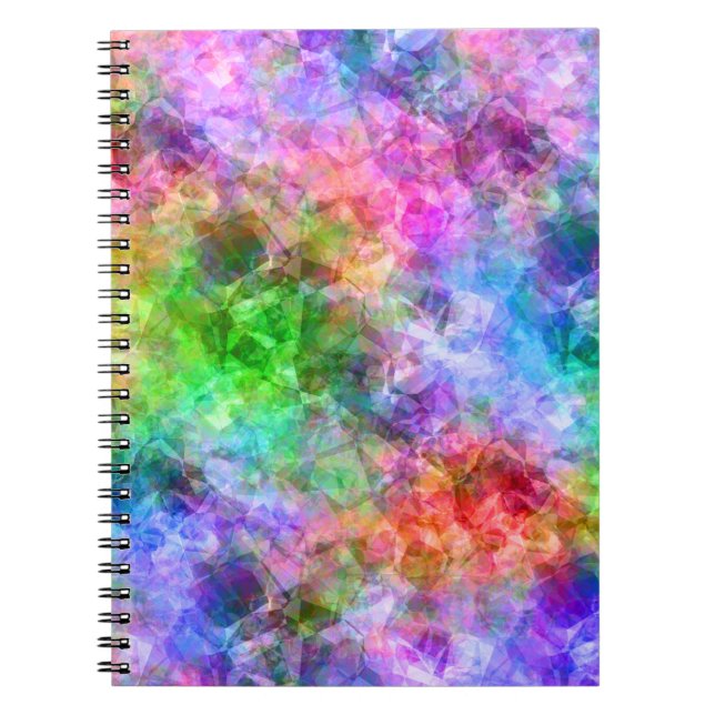 Colorful Crumpled Texture Notebook (Front)