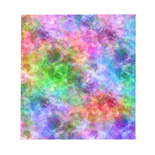 Colorful Crumpled Texture Notepad (Front)