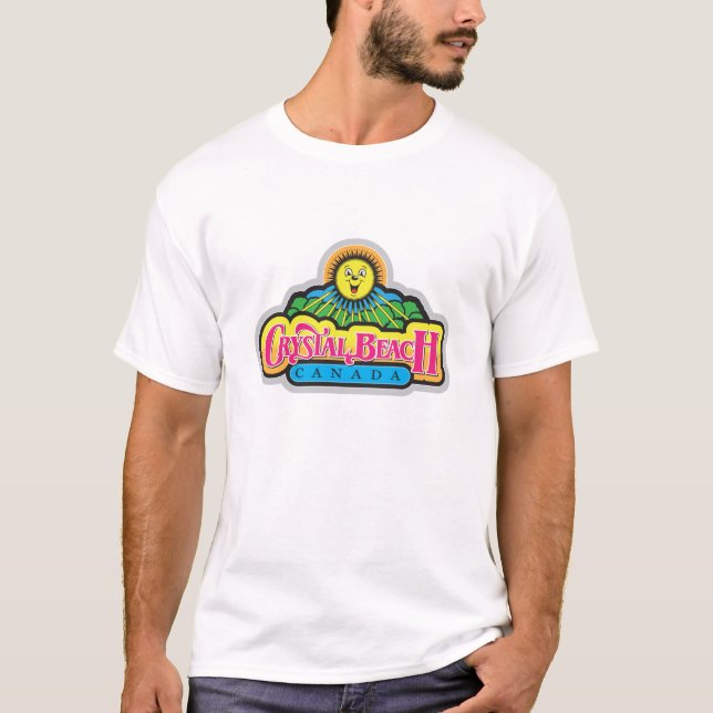 Colorful Crystal Beach T-Shirt (Front)