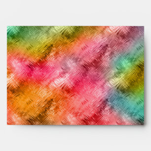 Colorful Crystal Glass Pattern Envelope