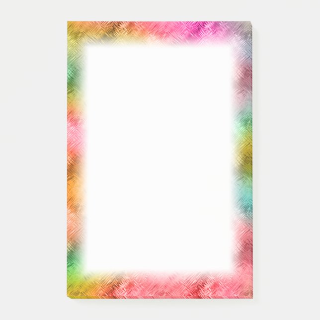 Colorful Crystal Glass Pattern Post-it Notes (Front)