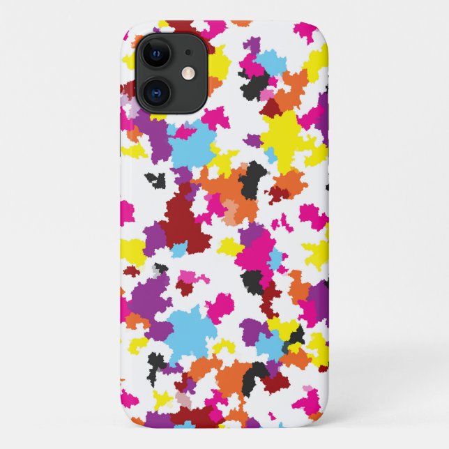 Colorful Crystalline Irregular Abstract Pattern  Case-Mate iPhone Case (Back)