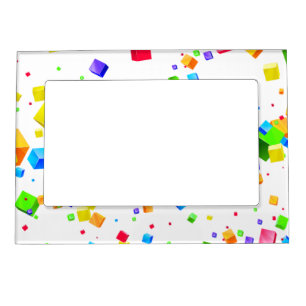 Colorful Cubes 1 Magnetic Frame