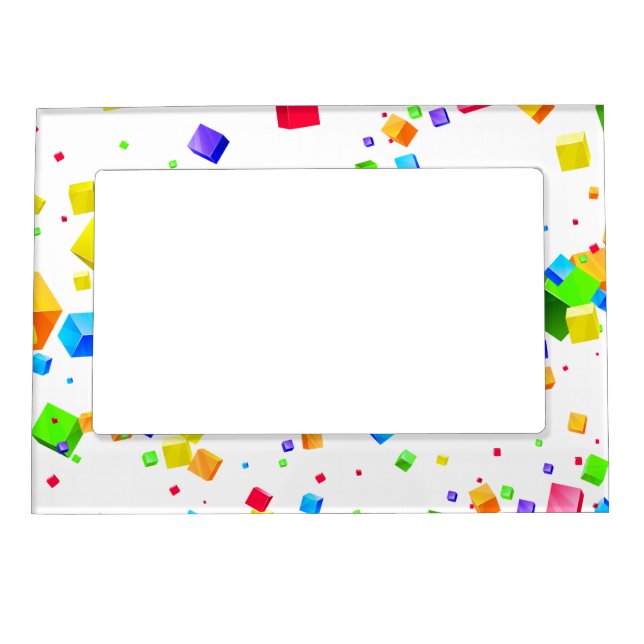 Colorful Cubes 1 Magnetic Frame (Front)