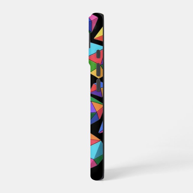 Colorful Cubes iPhone Case (Left Side)
