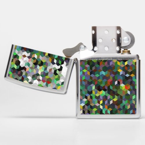 Colorful cubes zippo lighter