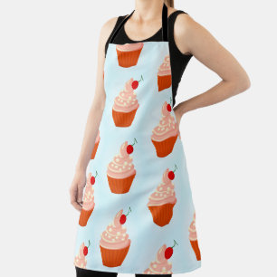 Colorful cupcake apron