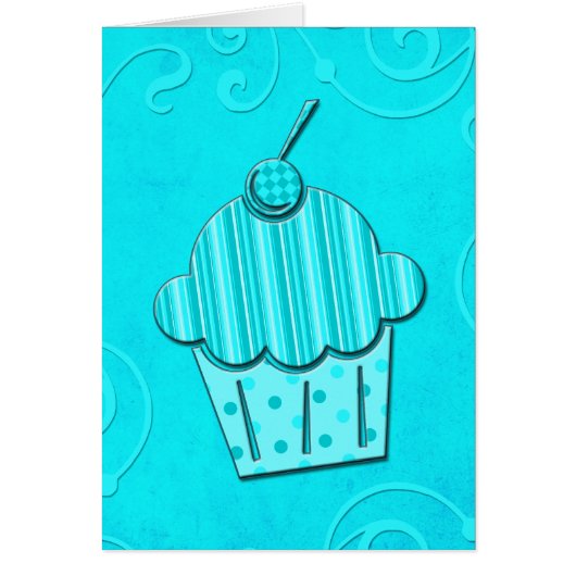 Colorful Cupcake Art Cards (Front)