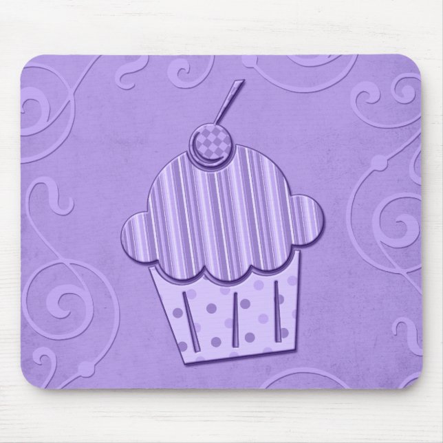 Colorful Cupcake Art Mouse Pad (Front)