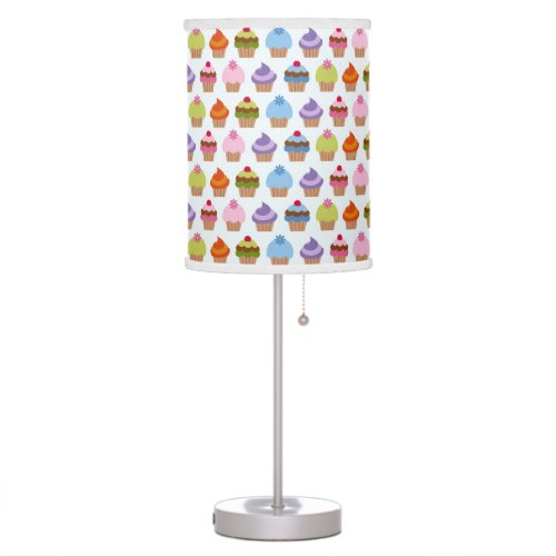 Colorful Cupcakes Table Lamp