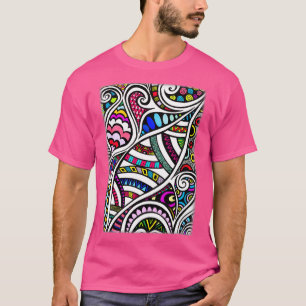 Colorful Curling T-Shirt