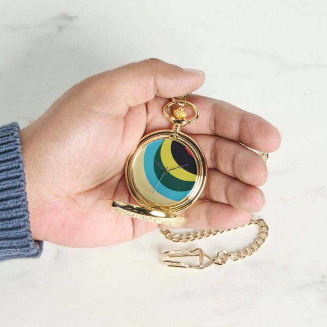 Colorful curves pattern watch (Hand)