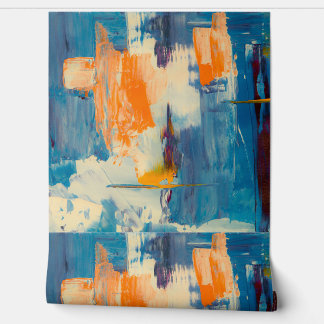 Colorful Custom 2' * 12' Textured Vinyl Wallpaper Wallpaper