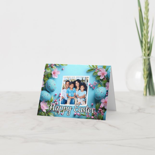 Colorful Custom Easter Collage Photo Template (Front)